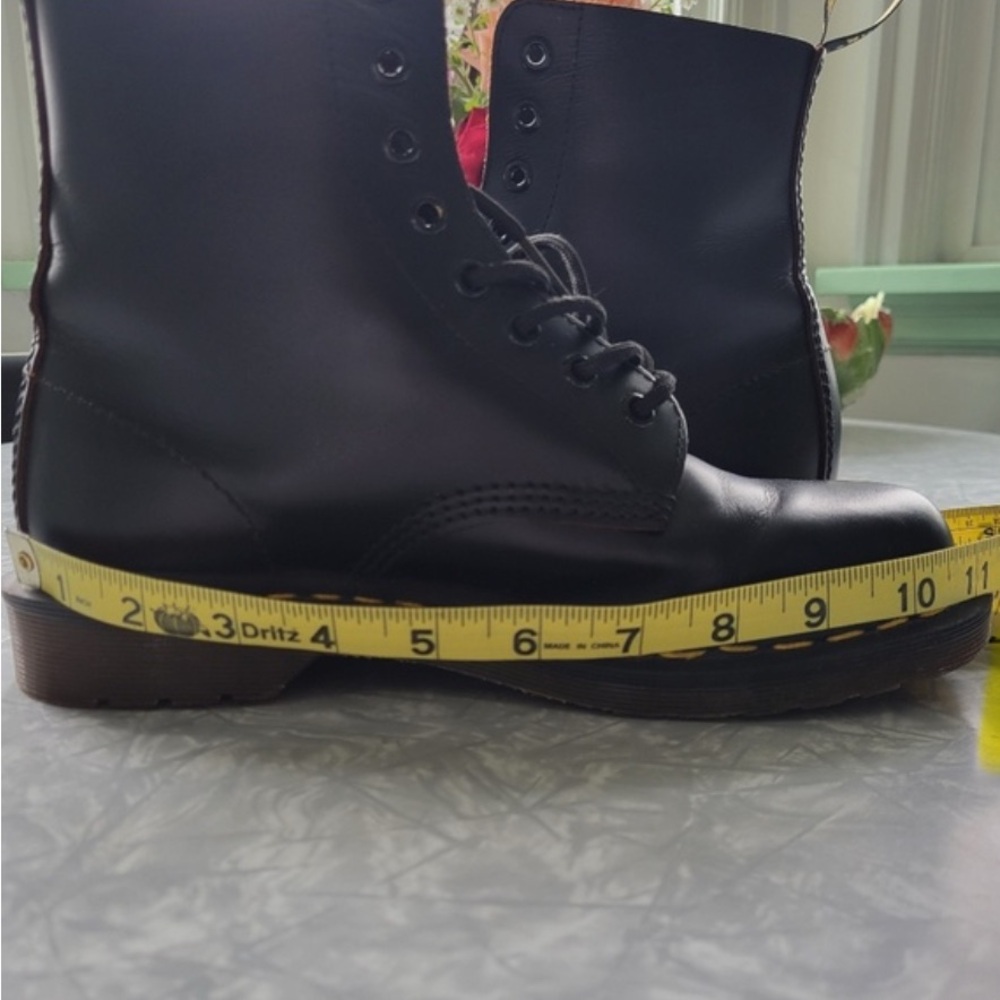 Dr. Martens Women's Black Leather Boot made in England - Picture 2 of 9